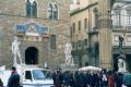 David in front of Palazzi Vecchio