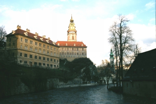 Cesky Krumlov and the Vltava river